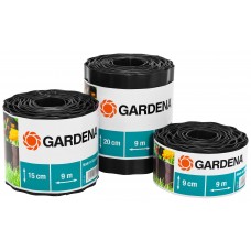 Бордюр садовий чорний Gardena 9 м х 9 см (00530-20)