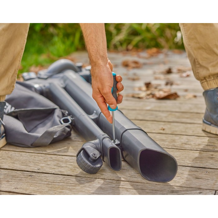 Акумуляторний садовий повітродувка-пилосос Gardena PowerJet Collect 18V P4A Set (14895-20)
