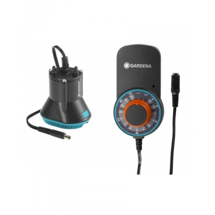 Комплект мікрокрапельного поливу Gardena Micro-Drip-System NatureUp насос з таймером (13158-20) Комплект мікрокрапельного поливу Gardena Micro-Drip-System NatureUp насос з таймером (13158-20)