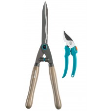 Ножиці для живоплоту механічні Gardena NatureCut  та секатор EasyCut до 20 мм (12300-30)