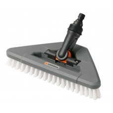 Щітка для водної очищення поворотна на шарнірі Gardena Comfort Cleansystem 27х13 см жорстка (05562-20)
