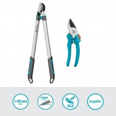 Сучкоріз для зелених гілок до 45 мм Gardena EasyCut L Bypass, 68 см + секатор EasyCut до 20 мм (12032-90) НОВИНКА 2025