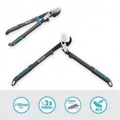 Сучкоріз для зелених гілок до 50 мм Gardena EnergyCut Pro S Bypass, 60 см (12050-20)