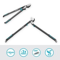 Сучкоріз для зелених гілок до 50 мм Gardena EnergyCut Pro L Bypass, 75 см (12051-20)