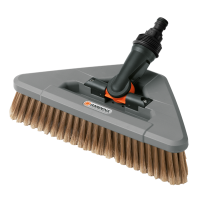 Щітка для водяного очищення поворотна на шарнірі Gardena Comfort Cleansystem 27/13 см (05560-20)