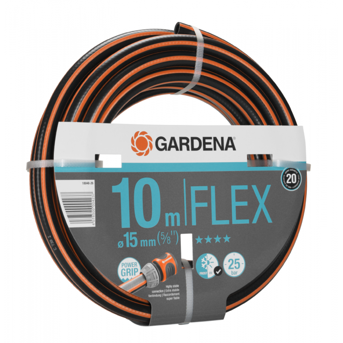 Шланг Gardena Flex 15 мм (5/8"), 10 м, 25 бар (18048-26)