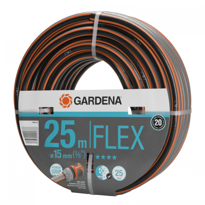 Шланг Gardena Flex 15 мм (5/8"), 25 м, 25 бар (18045-26)