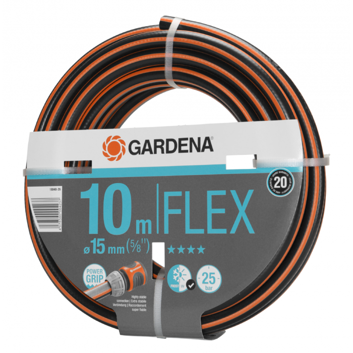 Шланг Gardena Flex 15 мм (5/8"), 10 м, 25 бар (18048-26)