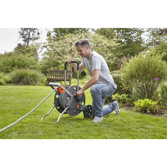 Комплект для поливу з візком Gardena CleverRoll L Easy Set 25, 3/4" 19 мм Classic (18522-26)