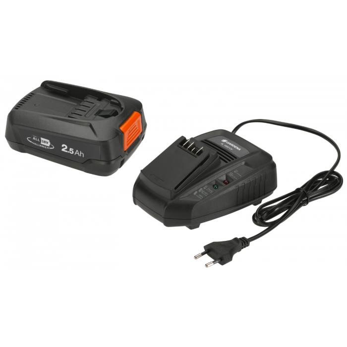 Стартовий комплект Gardena PBA 18V / 45 2.5 Ач + AL 1830 CV (14906-20)