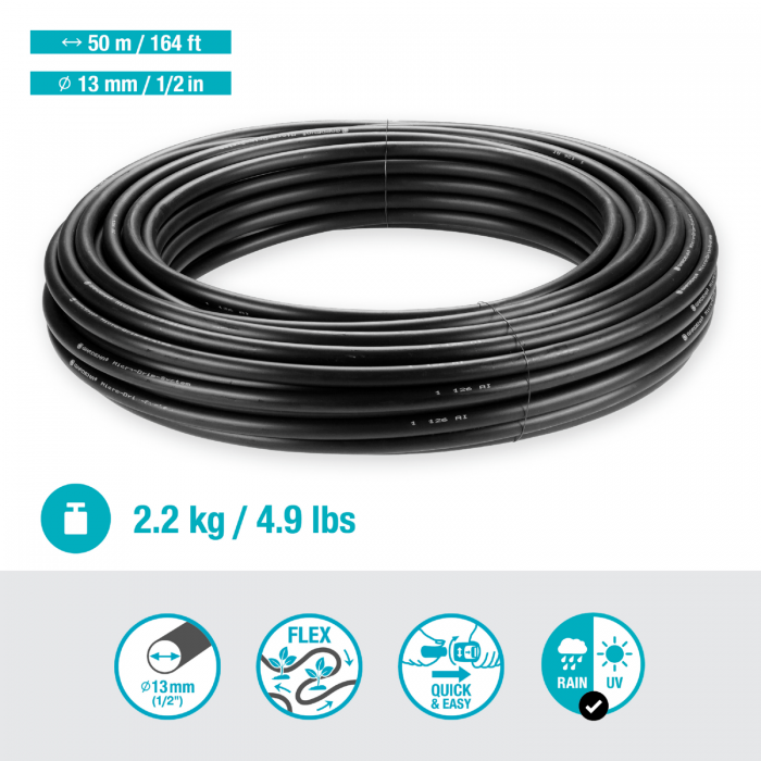 Шланг магістральний Gardena Micro-Drip-System 13 мм, 50 м (01347-20)