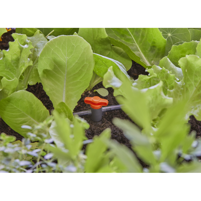 Кран запірний Gardena Micro-Drip-System 4,6 мм, 2 шт (13217-20)