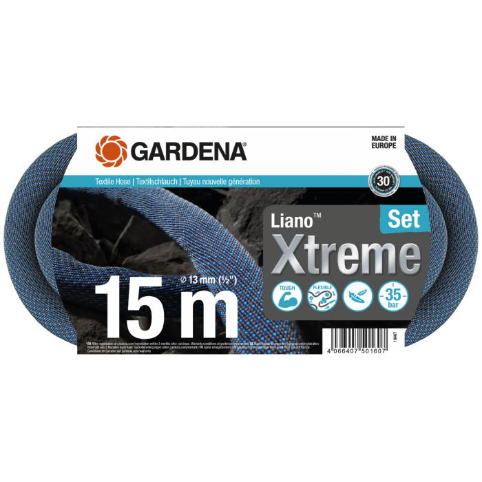 Комплект текстильних шлангів Liano™ Xtreme 15 м, 18467-20