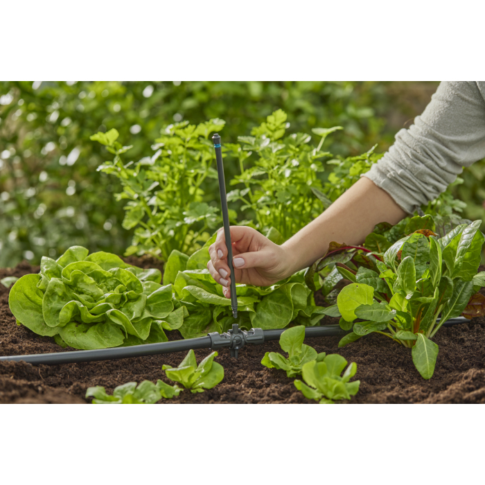 З'єднувач T-подібний для мікронасадок Gardena Micro-Drip-System Quick & Easy для шлангів 13 мм, 5 шт (13206-20)