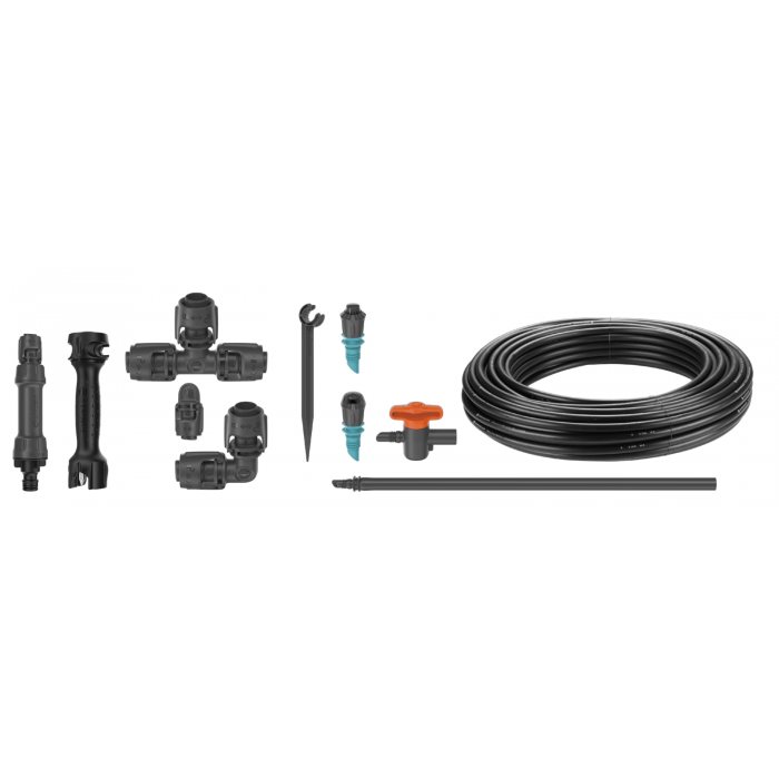 Комплект поливу Gardena Micro-Drip-System для клумб і грядок до 60 м2 (13450-20)
