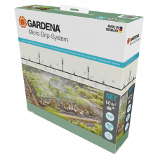 Комплект поливу Gardena Micro-Drip-System для клумб і грядок до 60 м2 (13450-20)