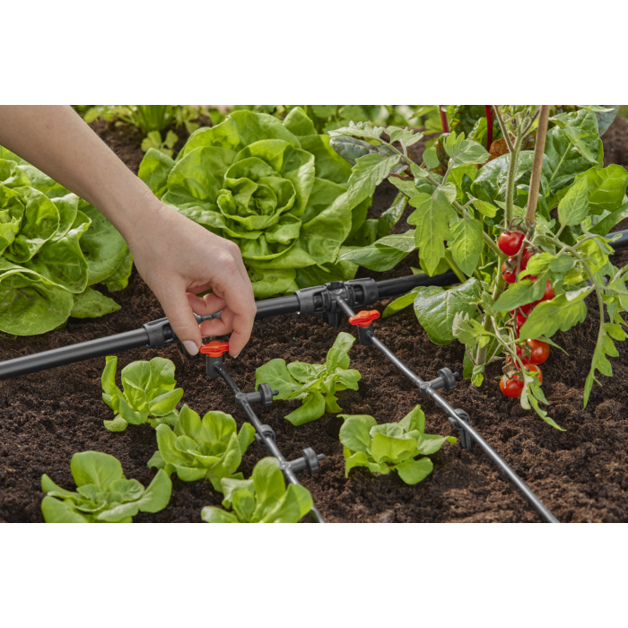 З'єднувач Т-подібний Gardena Micro-Drip-System Quick & Easy для шлангів 13 мм перехідник до 4,6 мм, 5 шт (13204-20)
