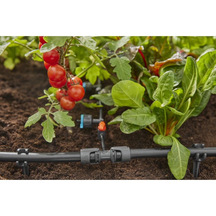З'єднувач Т-подібний Gardena Micro-Drip-System Quick & Easy для шлангів 13 мм перехідник до 4,6 мм, 5 шт (13204-20)