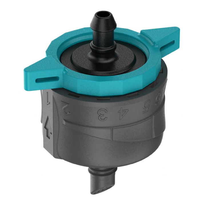 Крапельниця Gardena Micro-Drip-System кінцева вирівнююча тиск 1-8 л/год, 5 шт (13304-20)