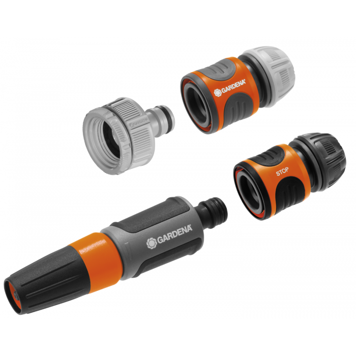 Котушка для шланга Gardena Classic 40 Set з комплектом для поливу (02691-20)