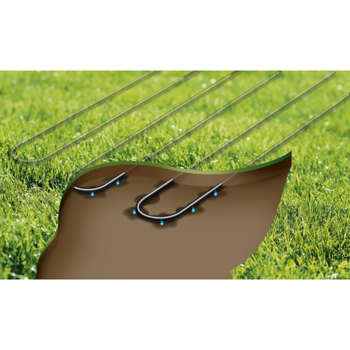 Комплект мікрокрапельного поливу Gardena Micro-Drip-System для підземної прокладки 13,7 мм 50 м (01389-20)