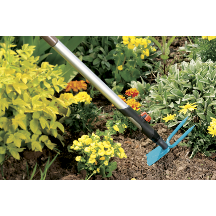 Сапка ручна фігурна Gardena Combisystem Classic 7.5 см, 2 зуба (03218-20)