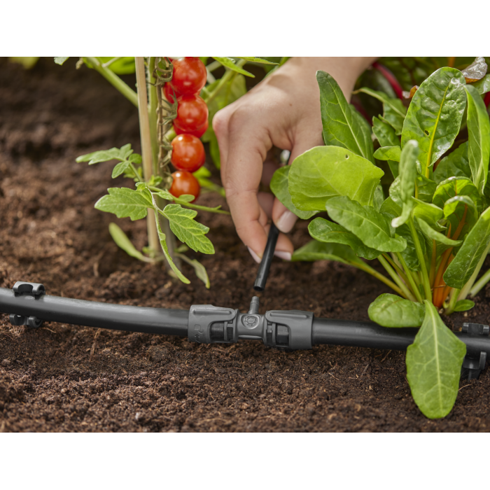 З'єднувач Т-подібний Gardena Micro-Drip-System Quick & Easy для шлангів 13 мм перехідник до 4,6 мм, 5 шт (13204-20)
