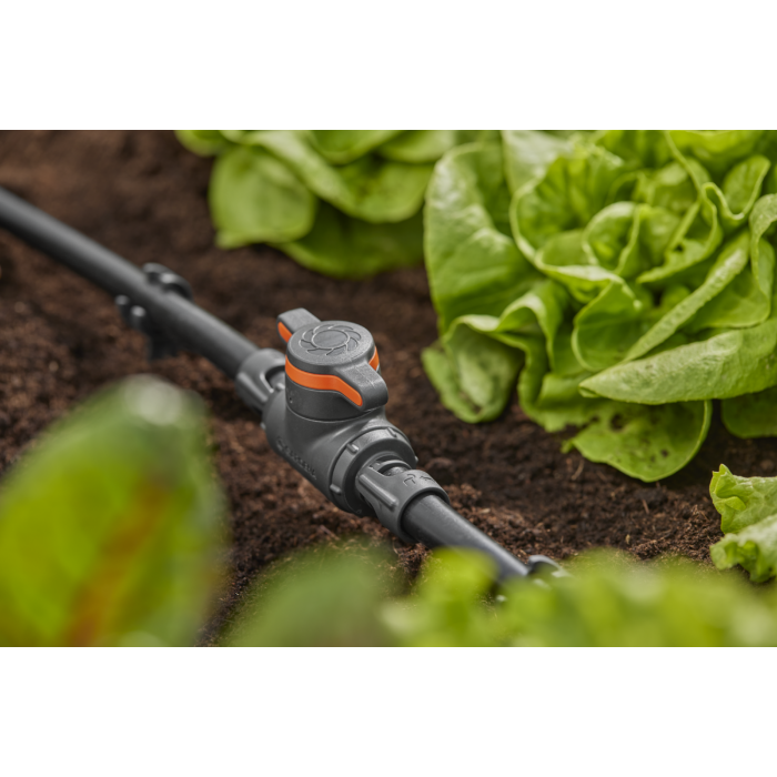 Кран запірний Gardena Micro-Drip-System Quick & Easy 13 мм, 1 шт (13207-20)