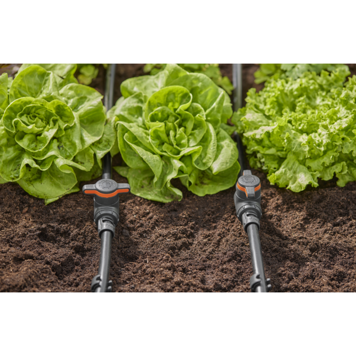 Кран запірний Gardena Micro-Drip-System Quick & Easy 13 мм, 1 шт (13207-20)