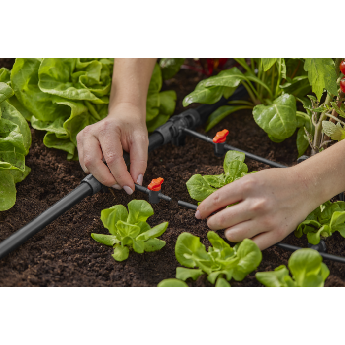 З'єднувач Т-подібний Gardena Micro-Drip-System Quick & Easy для шлангів 13 мм перехідник до 4,6 мм, 5 шт (13204-20)