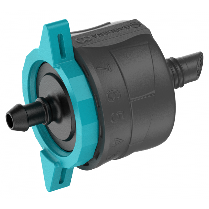 Крапельниця Gardena Micro-Drip-System кінцева вирівнююча тиск 1-8 л/год, 5 шт (13304-20)
