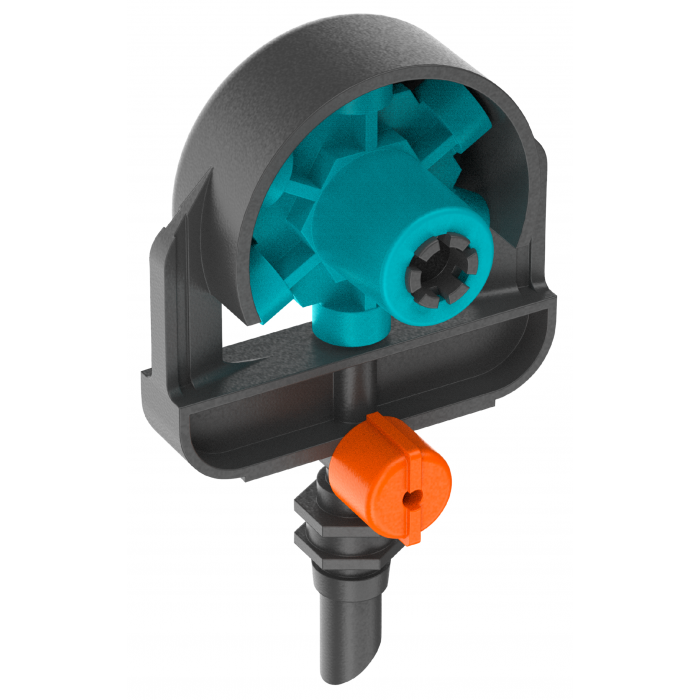 Мікродощувач Gardena Micro-Drip-System секторний 6-в-1, 2 шт (13324-20)