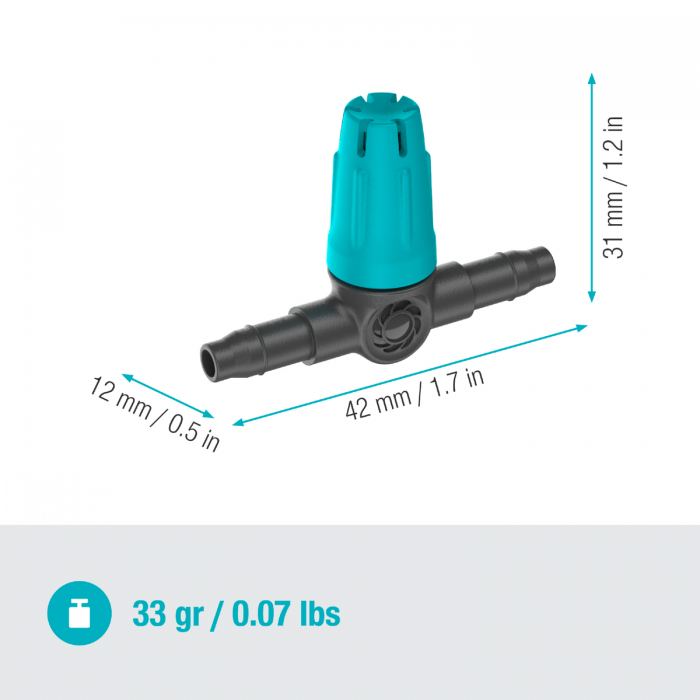 Мікродощувач Gardena Micro-Drip-System внутрішній 10-40 см, 10 шт (13316-20)