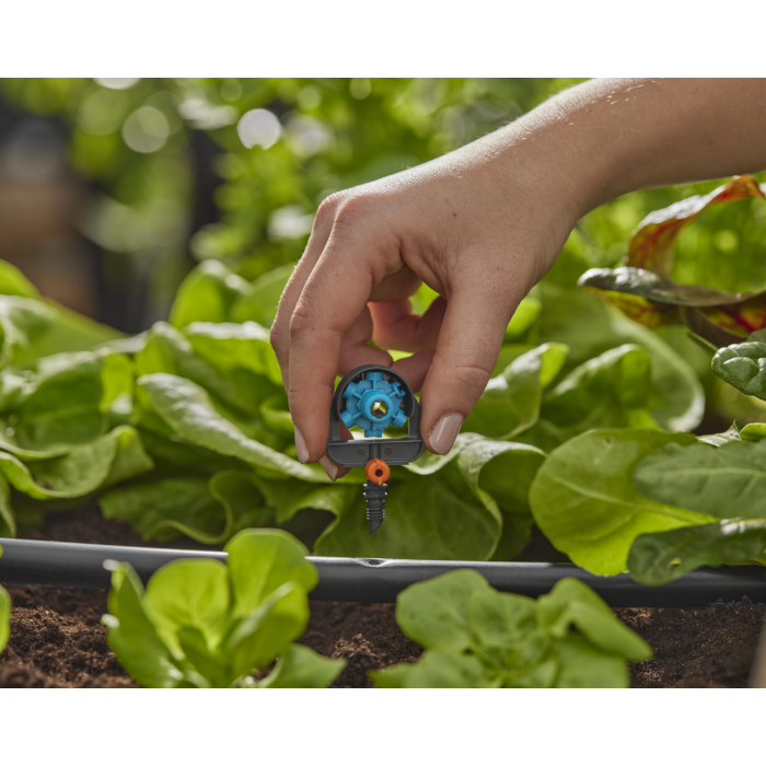 Мікродощувач Gardena Micro-Drip-System секторний 6-в-1, 2 шт (13324-20)