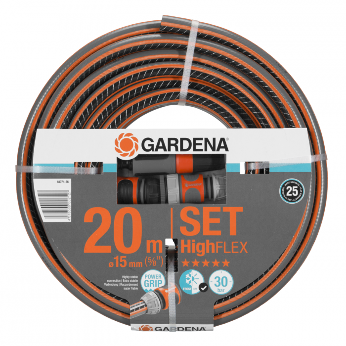 Шланг Gardena HighFlex Set 15 мм (5/8"), 20 м (18074-26)