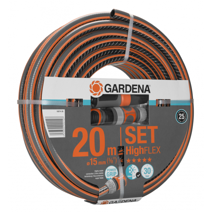 Шланг Gardena HighFlex Set 15 мм (5/8"), 20 м (18074-26)