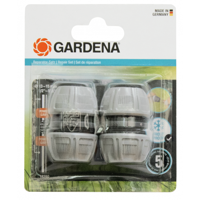 Муфта ремонтна Gardena PG 13 мм 1/2 набір 2 шт (18280-20)