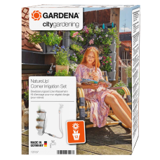 Комплект мікрокрапельного поливу Gardena Micro-Drip-System NatureUp на 12 кутових горщиків (13157-20)