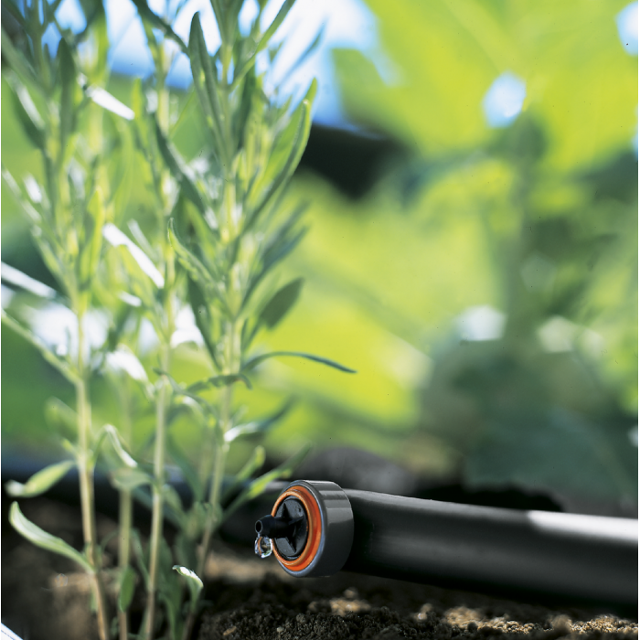 Крапельниця Gardena Micro-Drip-System кінцева вирівнююча тиск 2 л/год, 10 шт (08310-29)