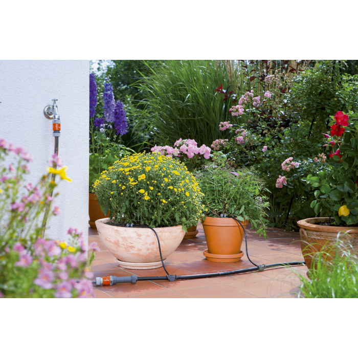 Крапельниця Gardena Micro-Drip-System кінцева вирівнююча тиск 2 л/год, 10 шт (08310-29)