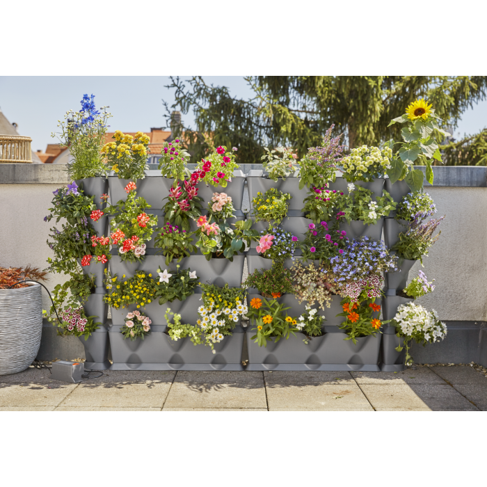 Комплект мікрокрапельного поливу Gardena Micro-Drip-System NatureUp на 12 кутових горщиків (13157-20)