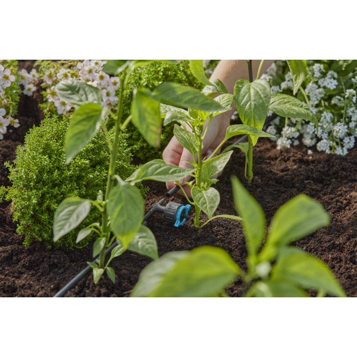 Крапельниця Gardena Micro-Drip-System внутрішня вирівнююча тиск 1-8 л/год, 5 шт (13314-20)