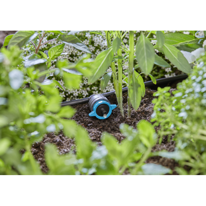 Крапельниця Gardena Micro-Drip-System внутрішня вирівнююча тиск 1-8 л/год, 5 шт (13314-20)