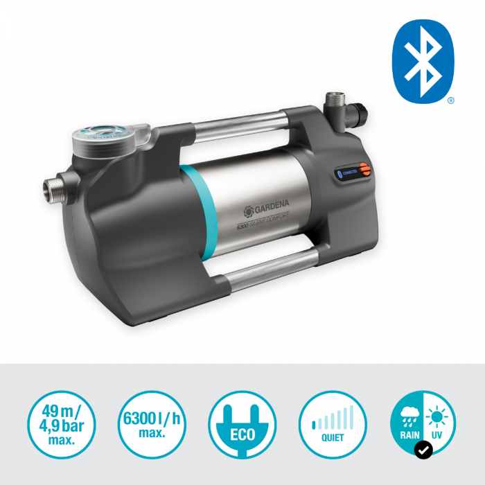 Насос садовий Gardena 6300 SilentComfort Bluetooth® (09058-20)