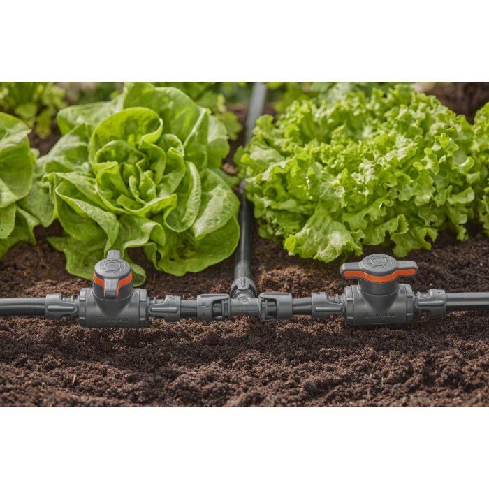 З'єднувач Т-подібний Gardena Micro-Drip-System Quick & Easy для шлангів 13 мм, 2 шт (13201-20)