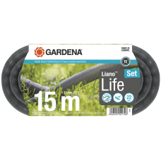 Текстильний шланг Gardena Liano Life Set 13 мм (1/2"), 15 м (18445-20)