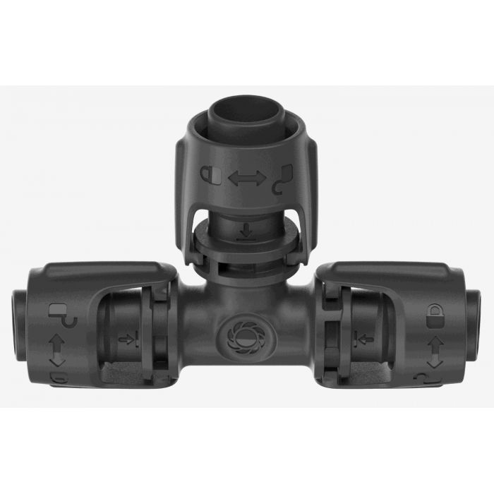 З'єднувач Т-подібний Gardena Micro-Drip-System Quick & Easy для шлангів 13 мм, 2 шт (13201-20)