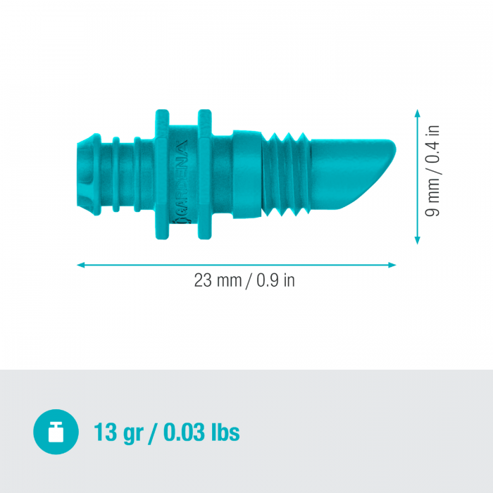 Крапельниця Gardena Micro-Drip-System кінцева 2 л/год, 25 шт (13307-20)