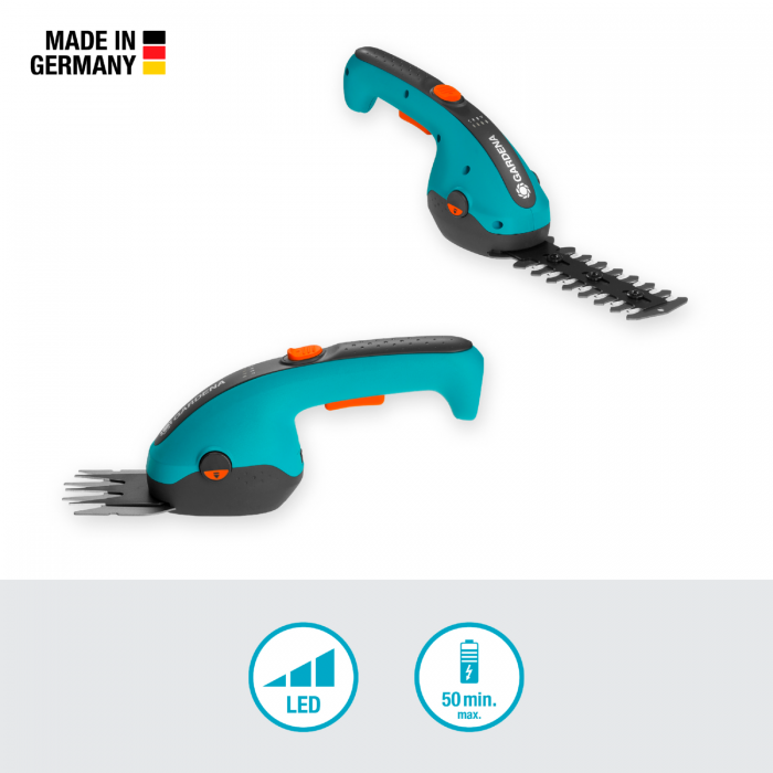 Ножиці для газонів та кущів акумуляторні Gardena ClassicCut Li Set USB-C (09885-30)