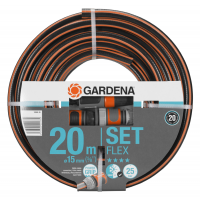 Шланг Gardena Flex Set 15 мм (5/8"), 20 м, 25 бар (18044-26)